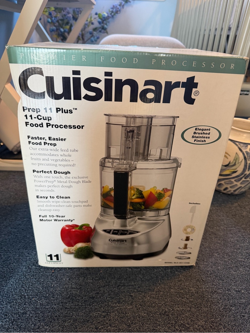 Cuisinart Prep 11 Plus 11-Cup Food Processor - Silver, Black, Clear